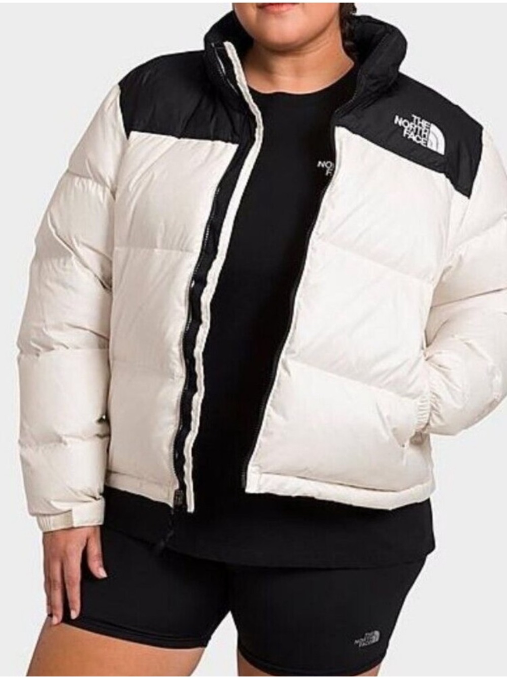 The North Face 1996 Retro Nuptse Jacket Gardenia White/TNF Black Small - Picture 7 of 16